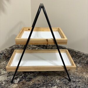 Decocrated Two-tier Tray